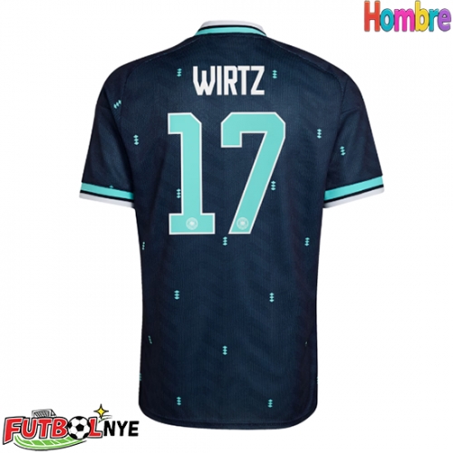 Camiseta Alemania Florian Wirtz #17 Visitante Equipación Mundial 2026 manga corta